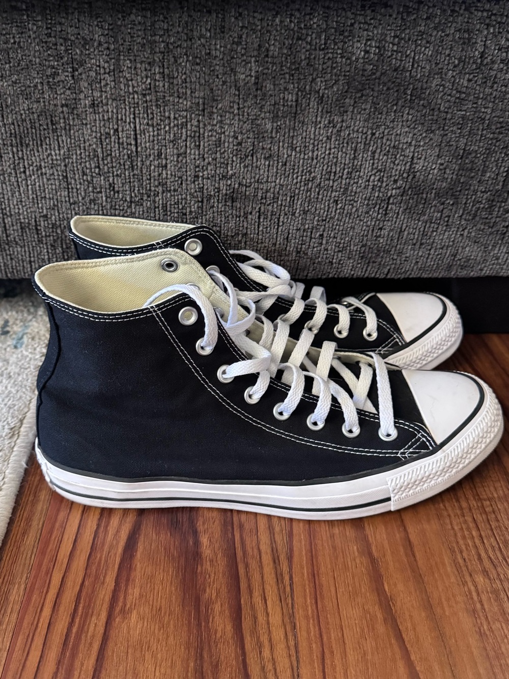 Converse Black & White High-Top Sneakers